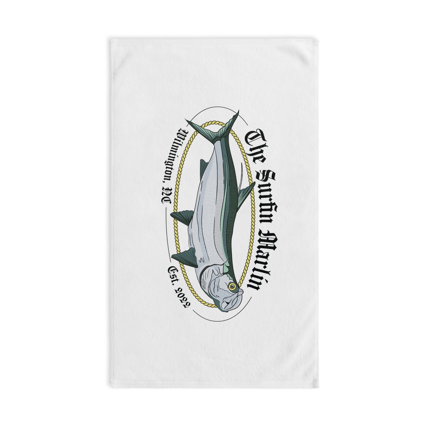 Surfin Marlin Hand Towel