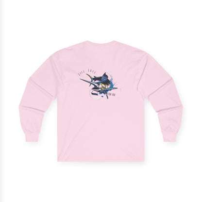 Fish On Cotton Long Sleeve Tee