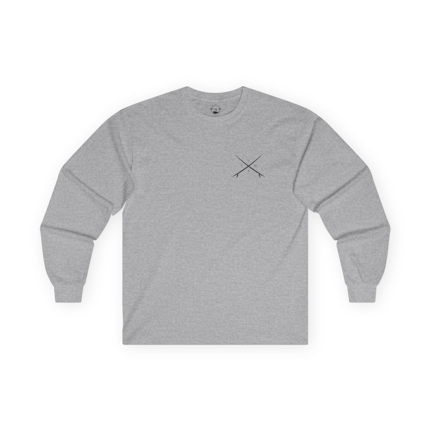 Fish On Cotton Long Sleeve Tee