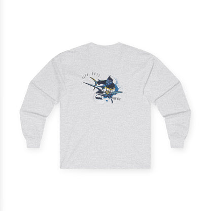 Fish On Cotton Long Sleeve Tee