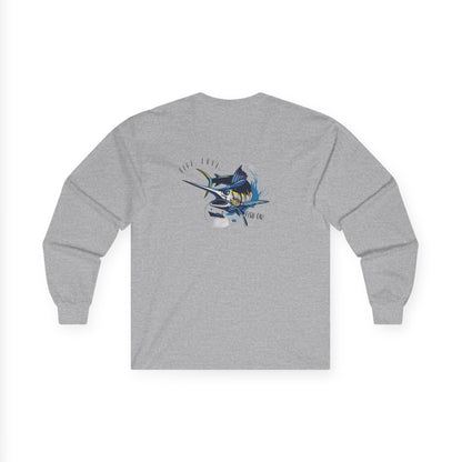 Fish On Cotton Long Sleeve Tee