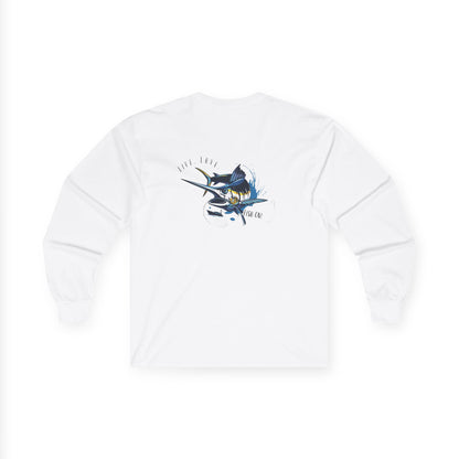 Fish On Cotton Long Sleeve Tee