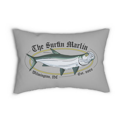 The Surfin Marlin Throw Pillow