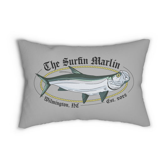 The Surfin Marlin Throw Pillow