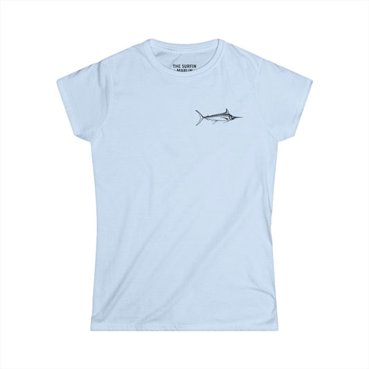 Surfin Marlin Women's Softstyle Tee
