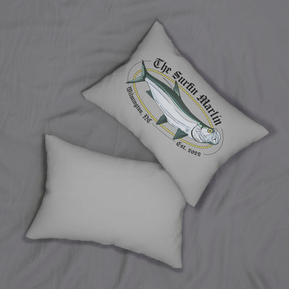 The Surfin Marlin Throw Pillow