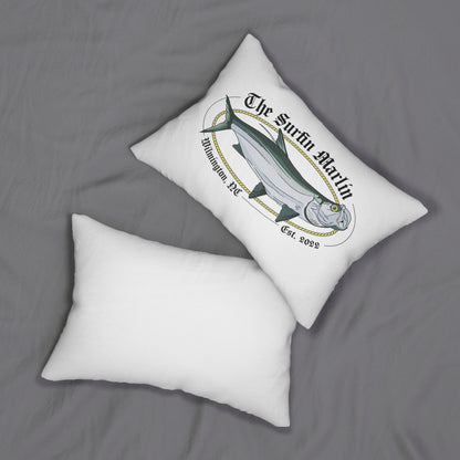 The Surfin Marlin Throw Pillow